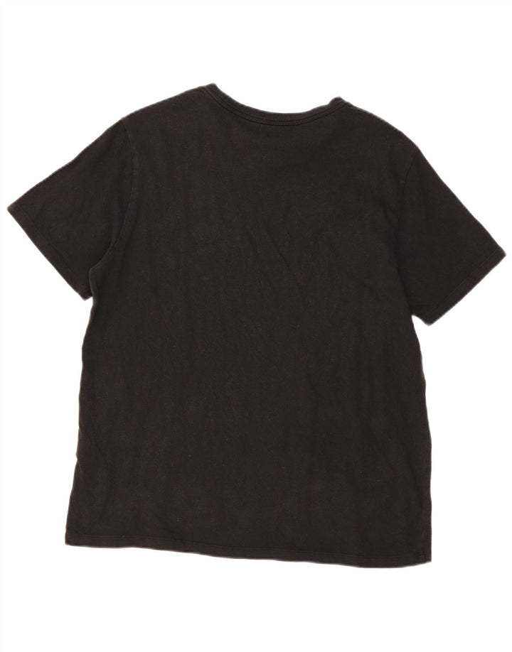 Camiseta masculina padrão Levi's Top grande de algodão preto