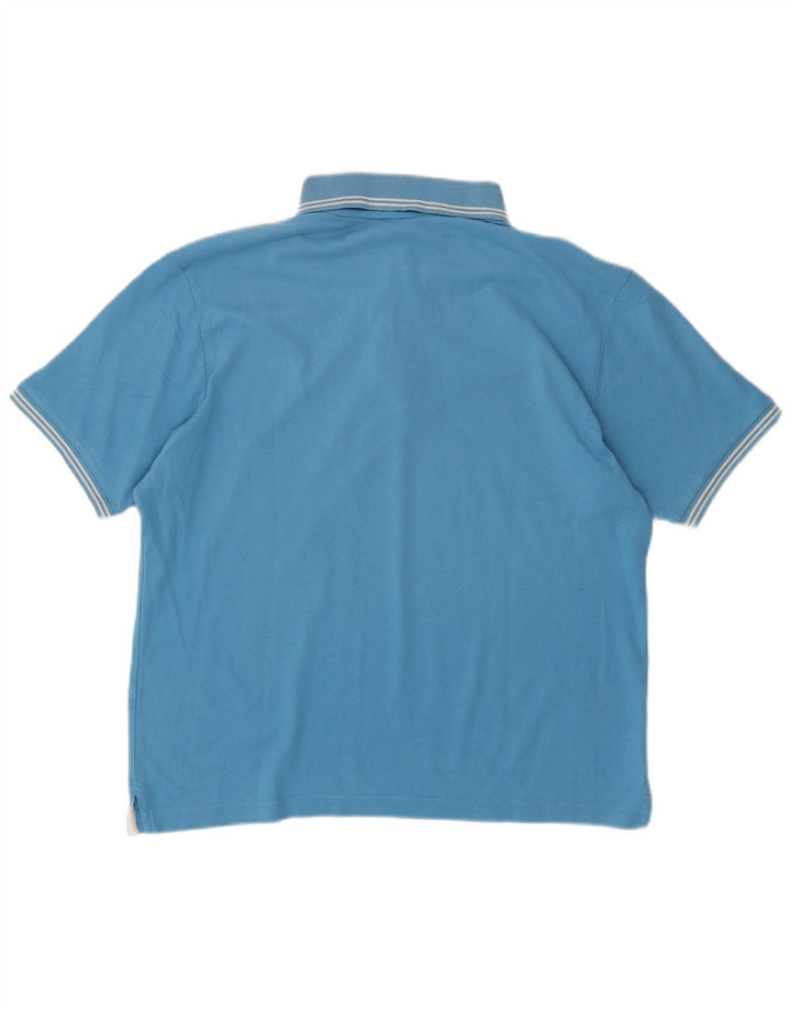 Camisa polo masculina CHAMPION azul médio