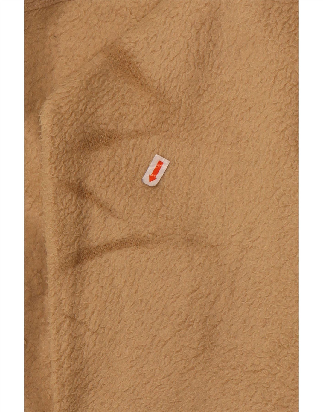Jaqueta masculina Fila Fleece UK 36 poliéster colorblock bege pequeno