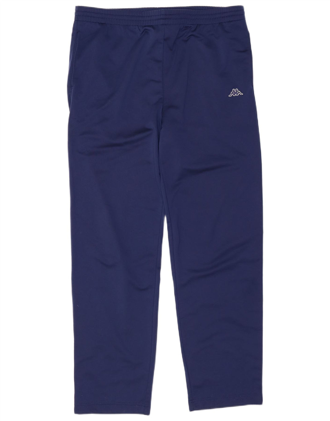 Calça de treino masculina Kappa grande poliéster azul marinho
