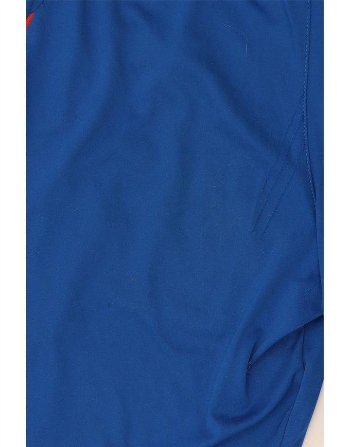 Shorts esportivos Adidas Boys Climalite 9-10 anos azul poliéster