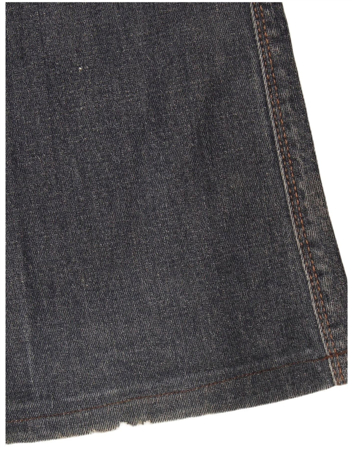 Zara Calça Jeans Feminina Flared EU 38 Pequeno W28 L31 Azul Marinho