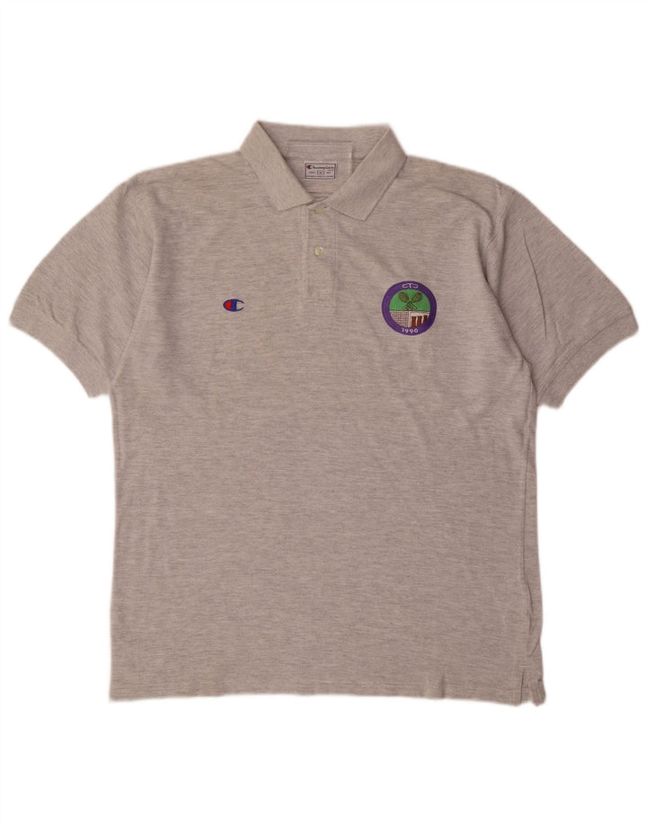 Camisa polo masculina CHAMPION cinza médio