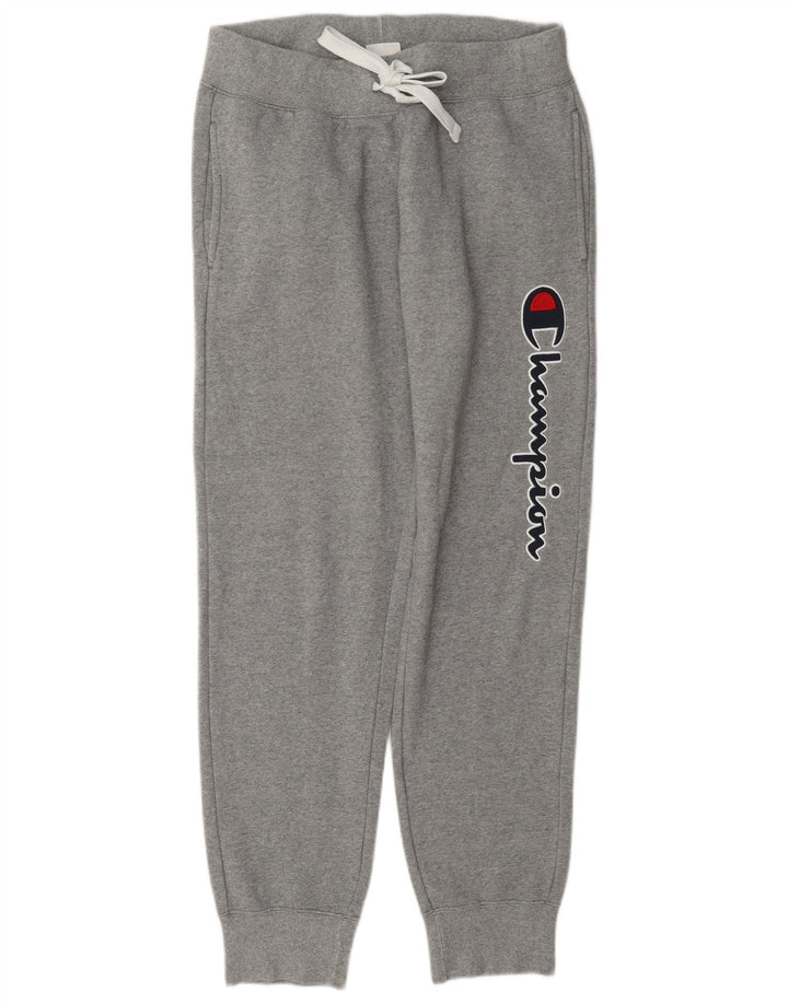 Calça de treino feminina Champion Joggers UK 14 cinza médio manchado