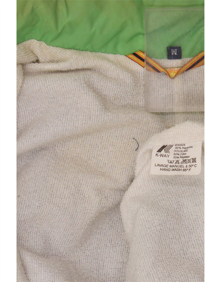 Jaqueta corta-vento masculina K-WAY UK 38 poliamida colorblock roxo médio