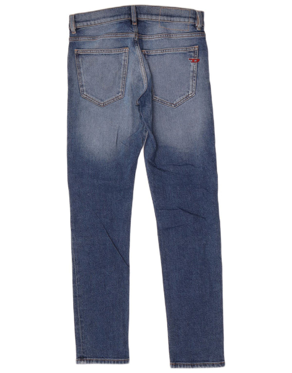 Jeans Slim Feminino Diesel W28 L30 Azul Algodão