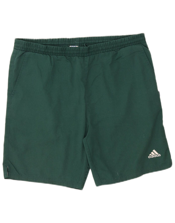 Adidas Mens Sport Shorts Poliéster Verde Médio