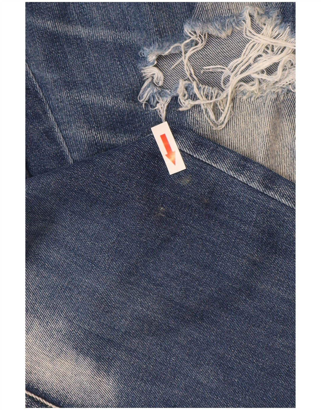 Replay Calça Jeans Feminina Katewin Distressed Slim W32 L32 Azul Algodão