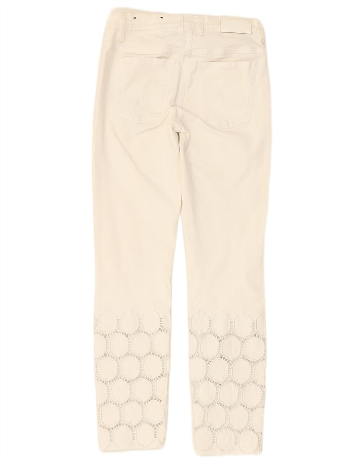 DIESEL Jeans Slim Feminino W27 L26 Algodão Branco
