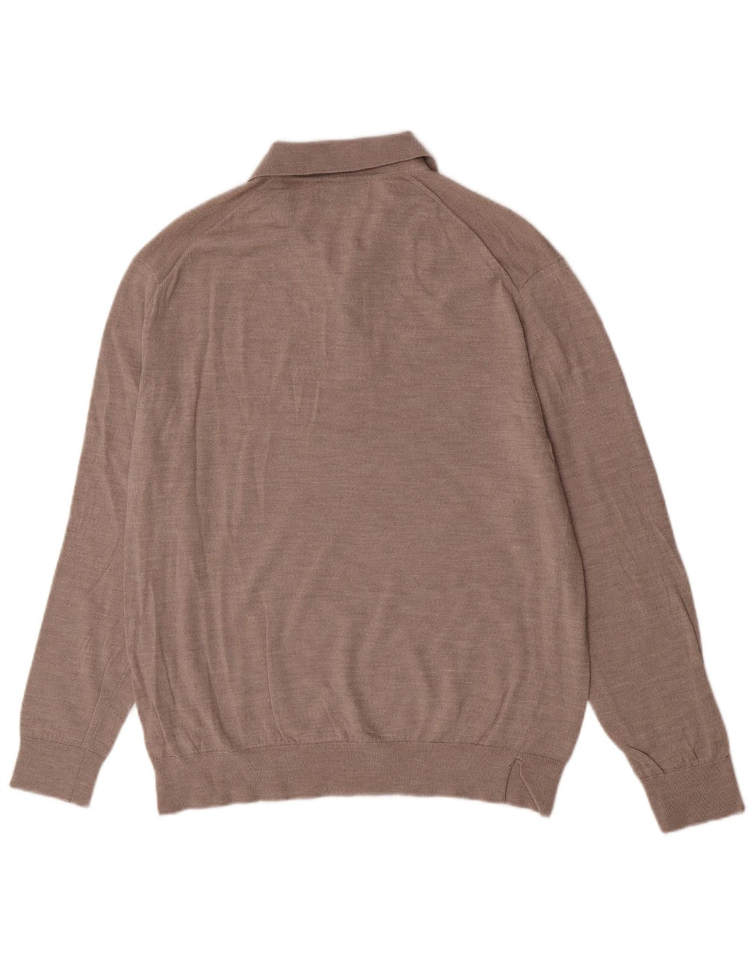 Suéter masculino Marks & Spencer Autograph Polo com gola XL bege