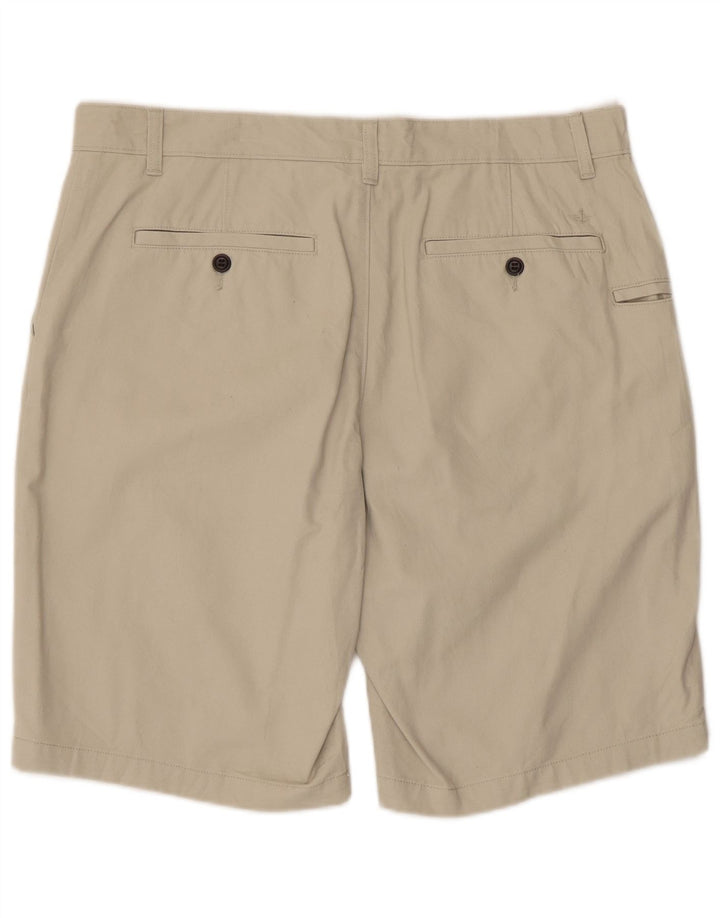 Shorts cargo masculino Dockers W36 grande algodão bege