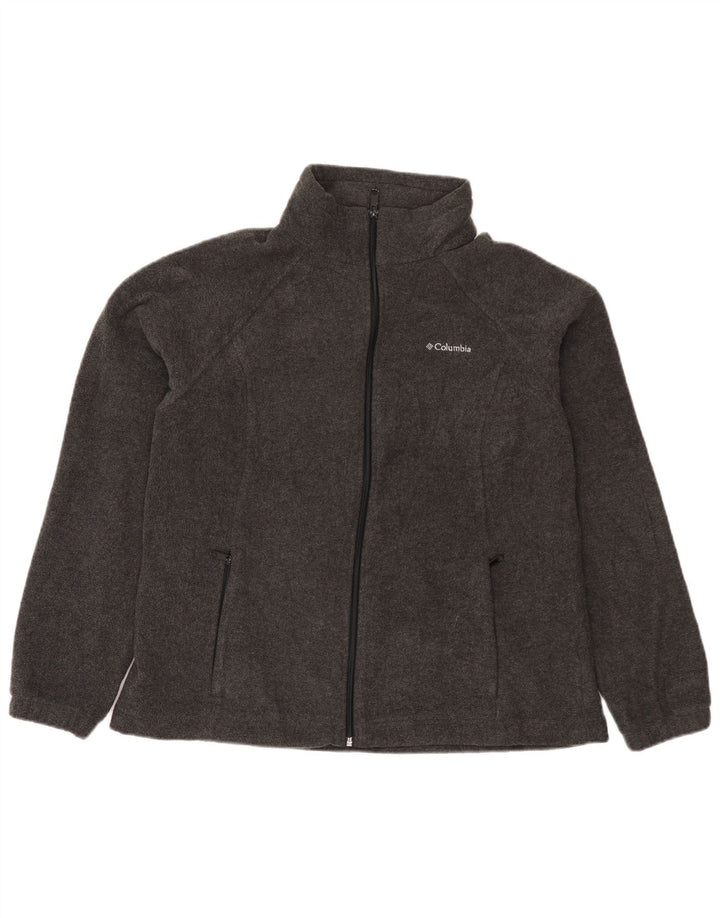 Columbia Jaqueta de lã feminina UK 18 XL cinza