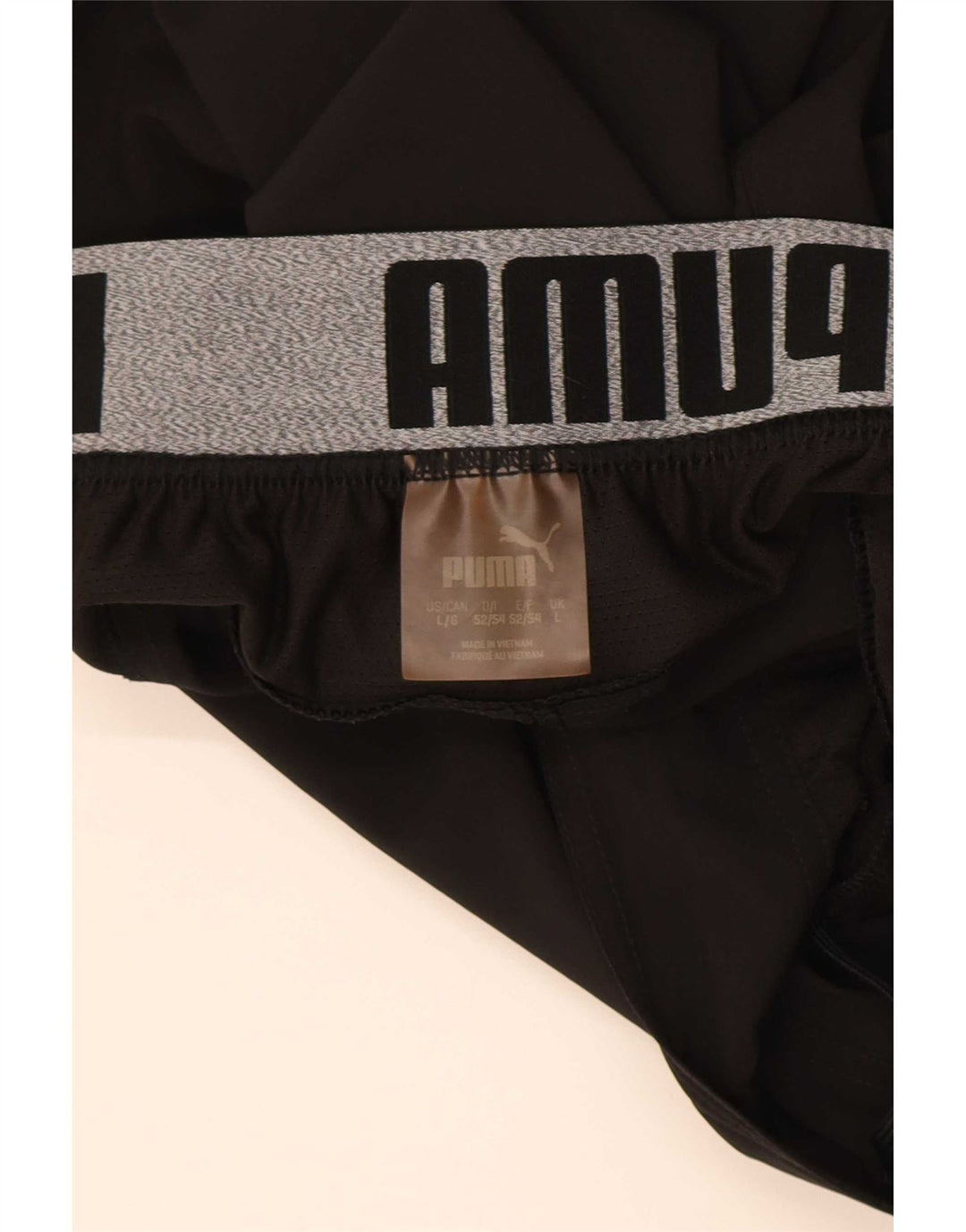 Puma Mens Graphic Sport Shorts Grande Poliéster Preto