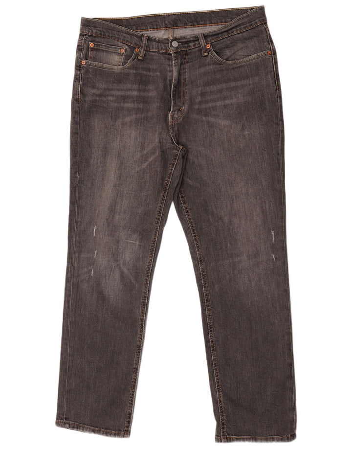 Levi's Masculino 541 Slim Jeans W36 L32 Cinza Algodão