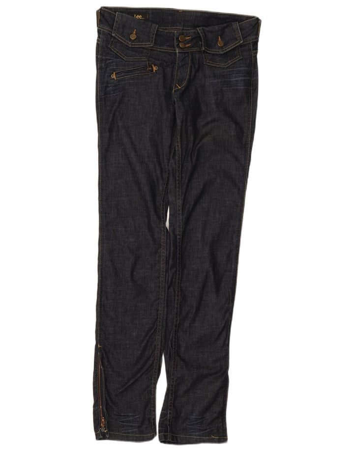 Lee Womens Brea Slim Jeans W29 L33 Azul Marinho Algodão