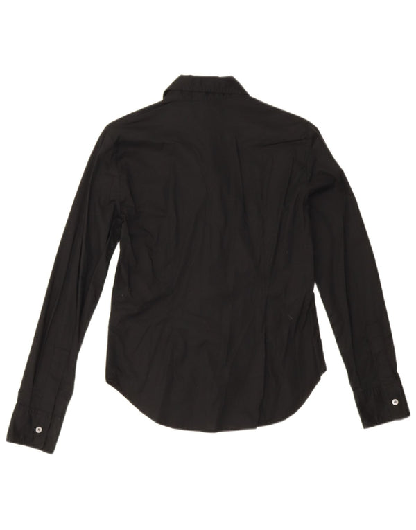 Camisa feminina Dkny US 2 XS algodão preto