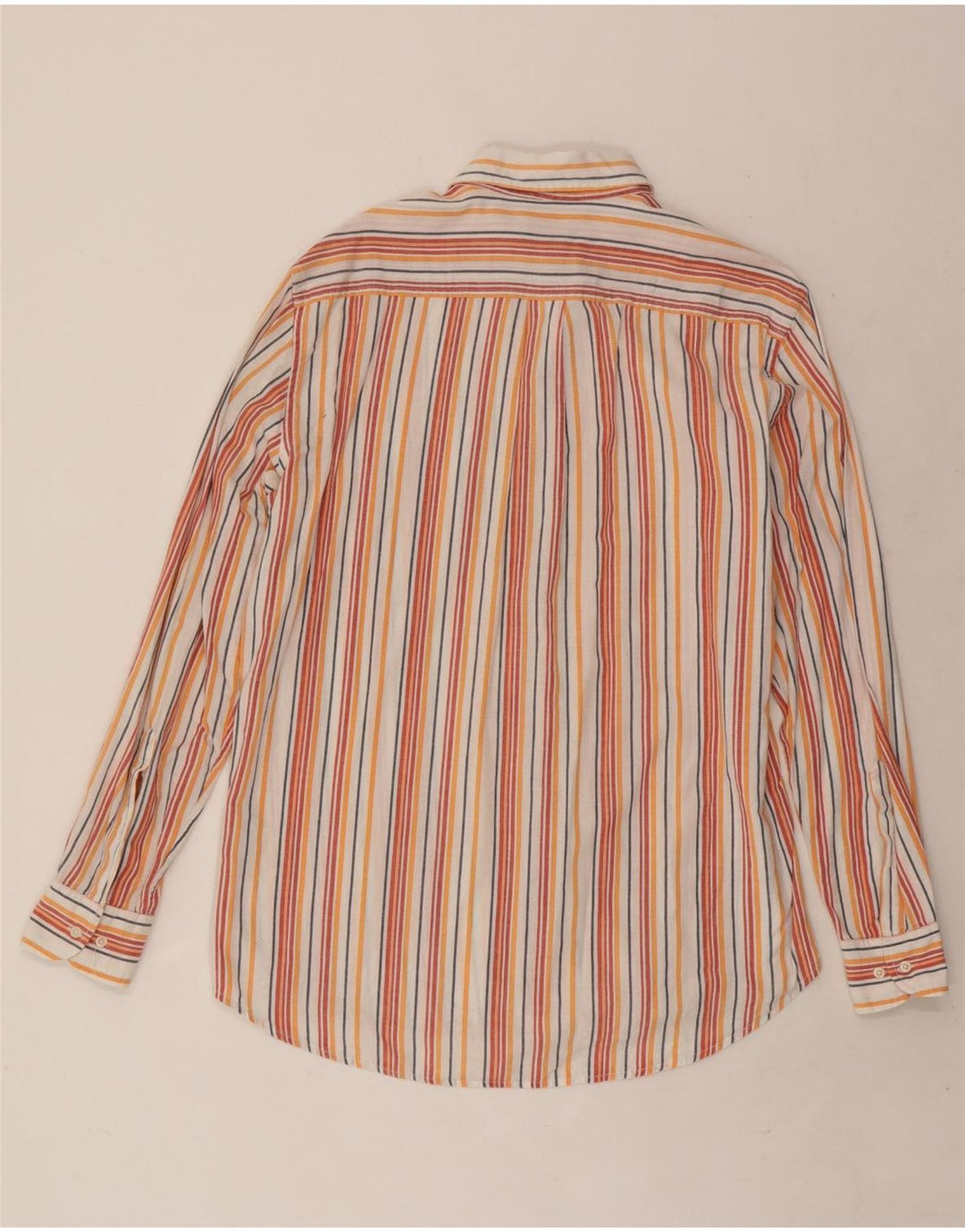 Camisa masculina Kappa grande algodão listrado multicolorido