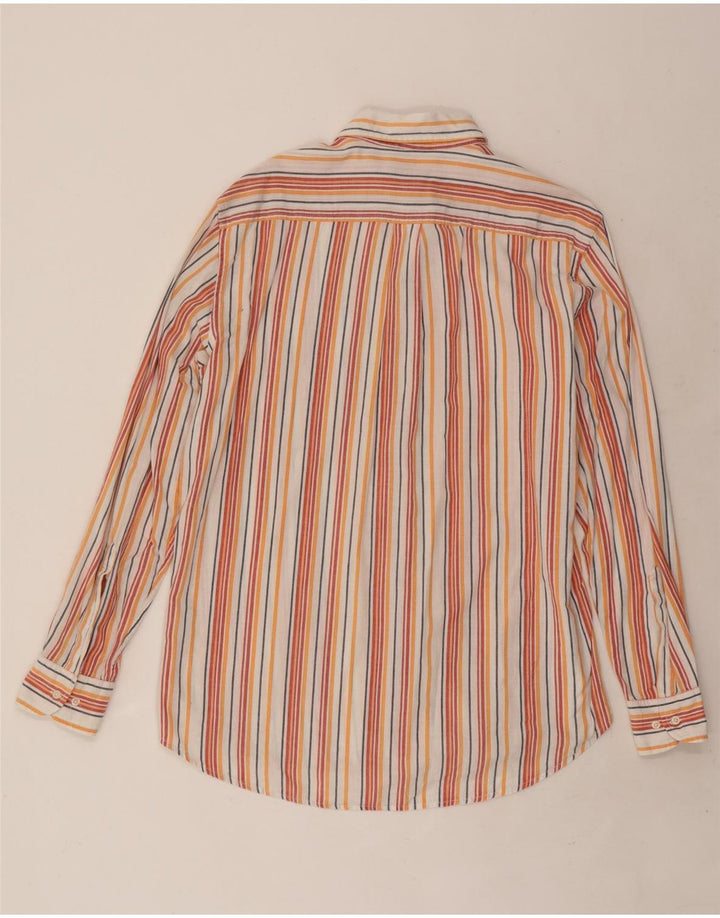 Camisa masculina Kappa grande algodão listrado multicolorido