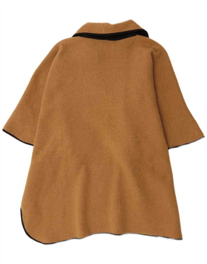 David Barry Casaco Poncho Feminino Tamanho Único Bege