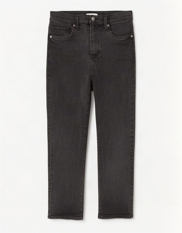 Calça jeans feminina Levi's cintura alta cônica W29 L27 algodão cinza