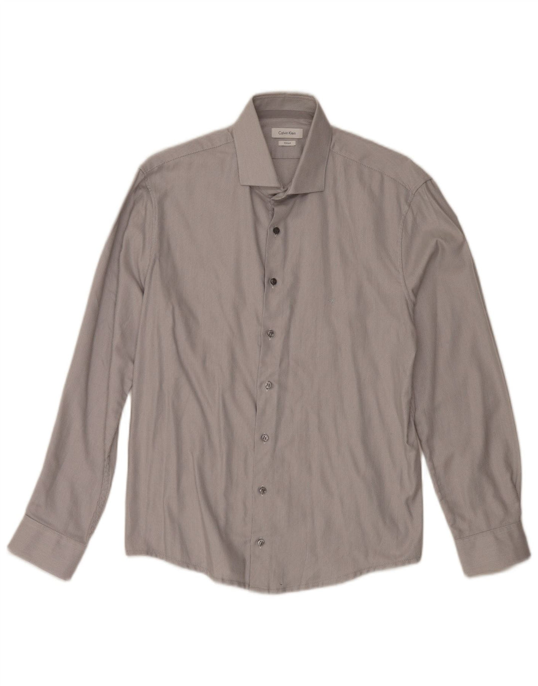 Camisa masculina Calvin Klein pequena cinza