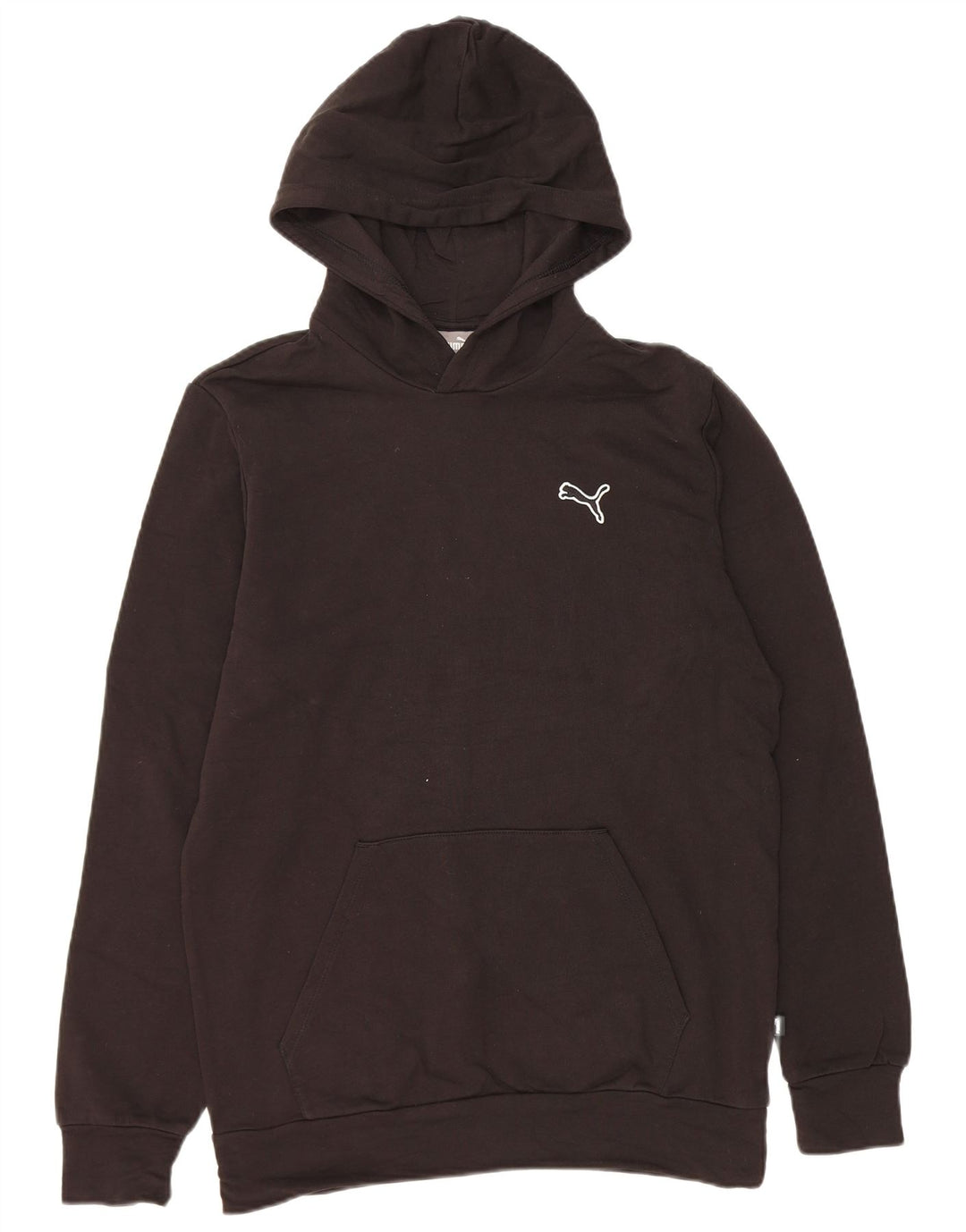 PUMA Mens Hoodie Jumper Médio Algodão Preto
