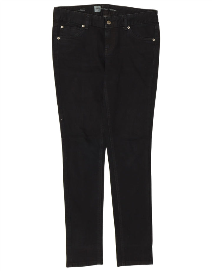 Calça jeans feminina Mossimo Stretch Skinny US 4 pequena W30 L30 algodão preto