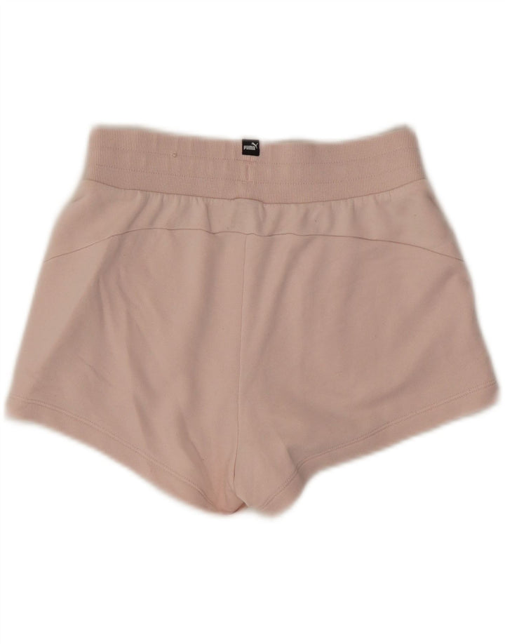 Shorts esportivos gráficos femininos PUMA 13-14 anos algodão rosa