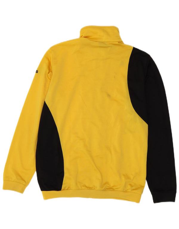 Adidas Meninos Graphic Tracksuit Top Jacket 13-14 Anos Amarelo Colorblock