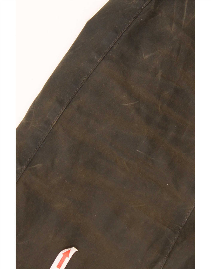 Jaqueta masculina de algodão encerado Barbour Reino Unido 38 algodão cáqui médio