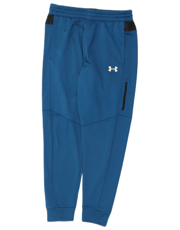 Calças de treino masculinas Under Armour grandes poliéster azul