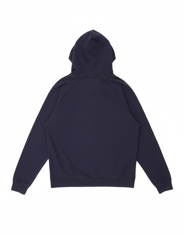 Suéter masculino com capuz e zíper UNDER ARMOUR grande algodão azul marinho