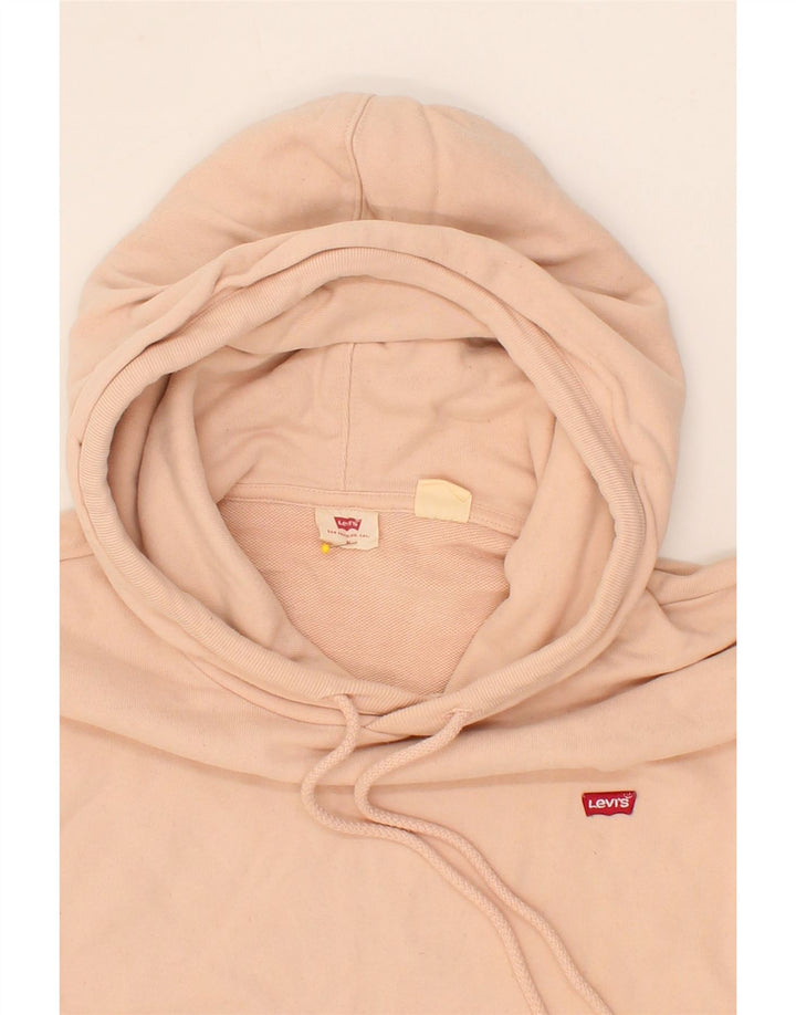 LEVI'S Womens Hoodie Jumper Medium Orange Cotton Vintage Levi's and Second-Hand Levi's from Messina Hembry 