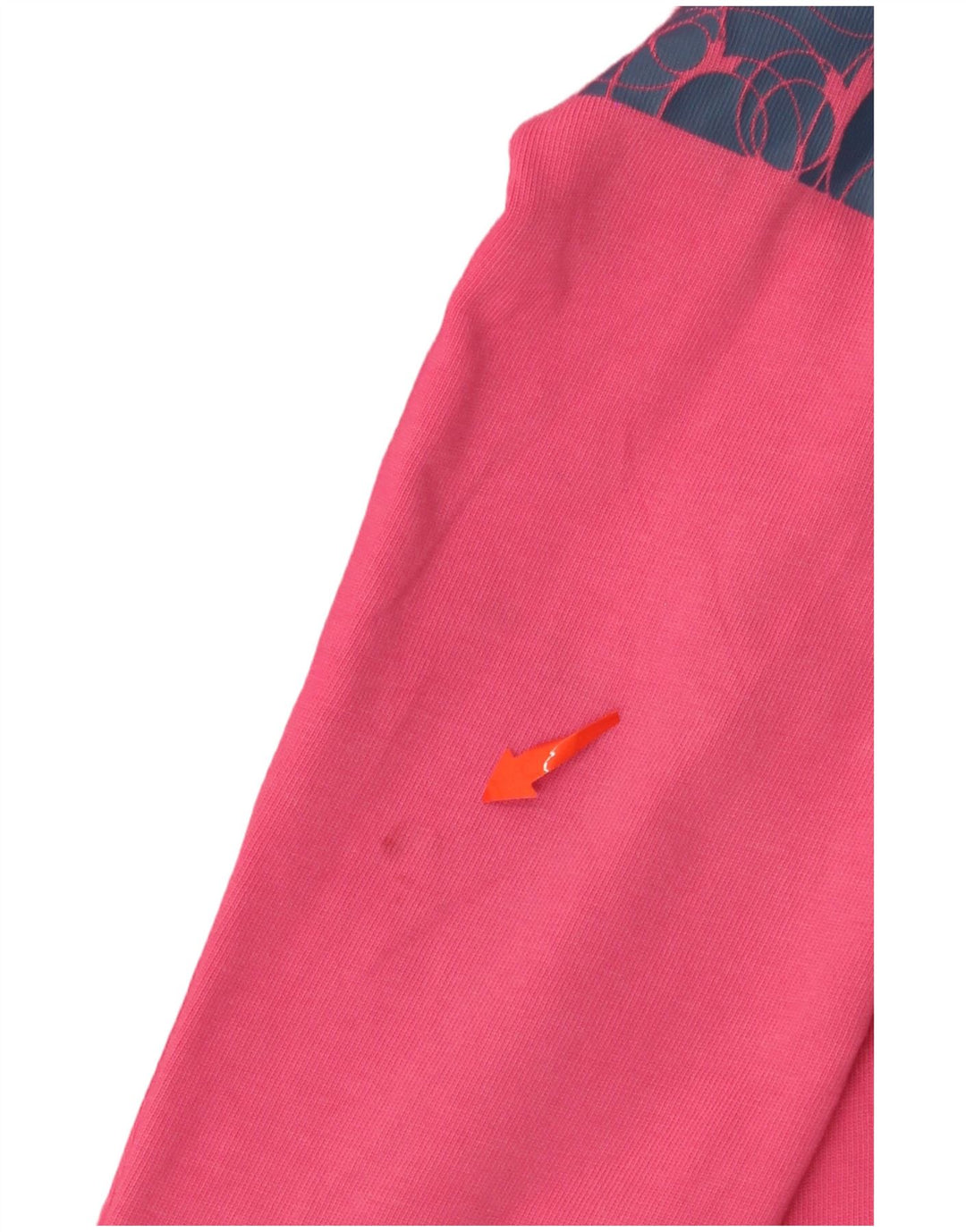 Jaqueta feminina com estampa gráfica DIADORA Reino Unido 10 bloco colorido rosa pequeno