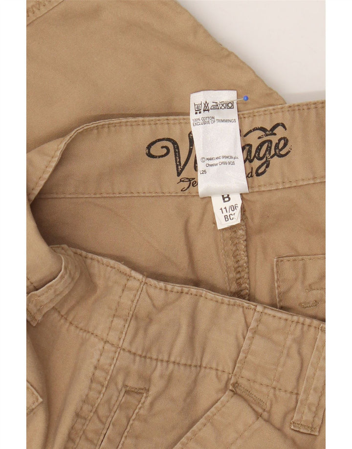 Bermuda masculina Marks & Spencer Blue Harbor Cargo W34 grande bege
