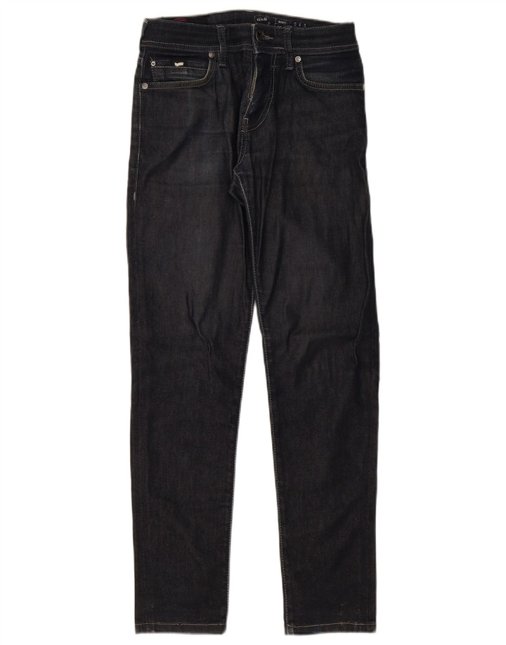 Gas Womens Slim Jeans W28 L29 Azul Marinho Algodão