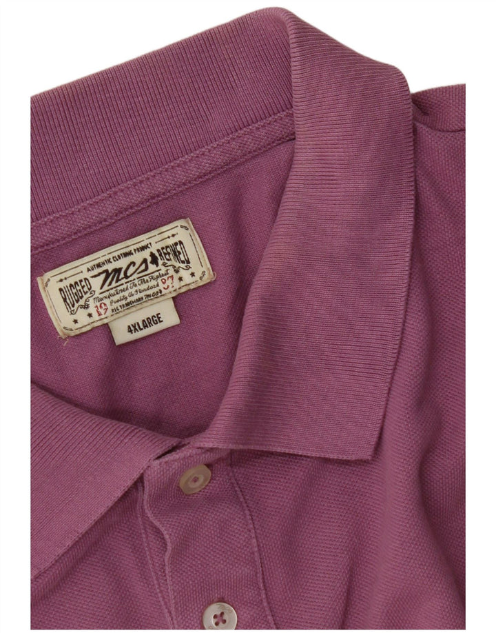 MARLBORO CLASSICS Mens Polo Shirt 4XL Pink
