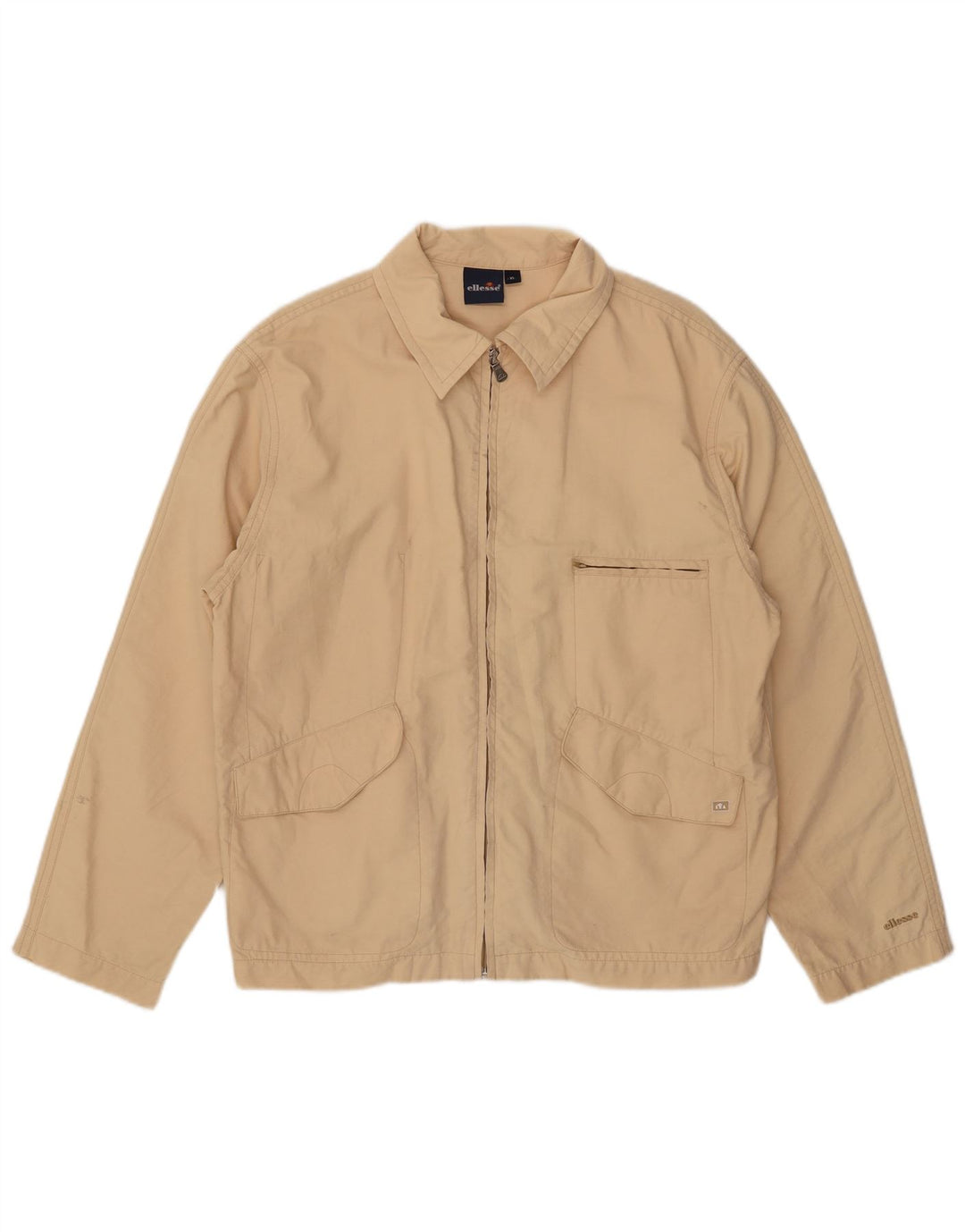 Jaqueta utilitária masculina Ellesse UK 42 XL algodão bege