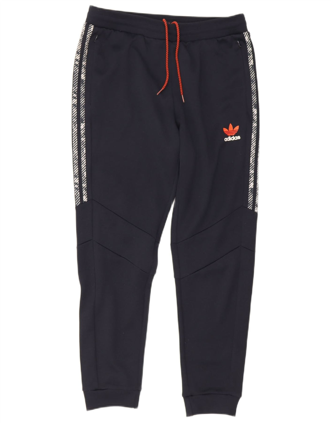 Adidas Mens Graphic Treino Calça Joggers Grande Poliéster Azul Marinho