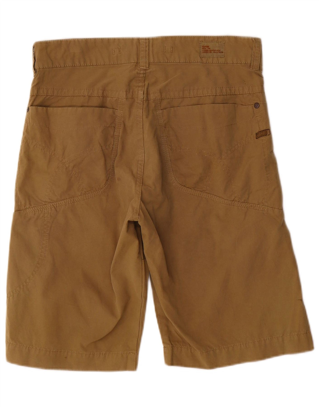 Shorts casual masculino Gas W30 algodão bege médio