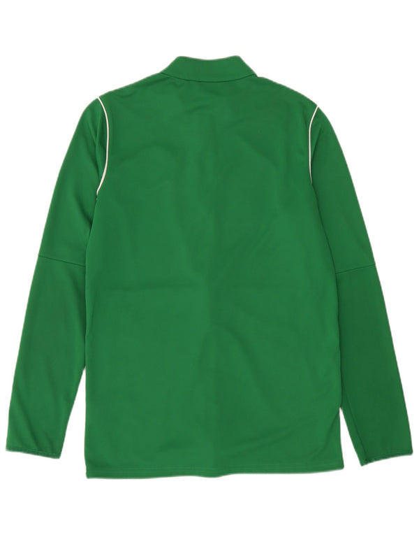 Nike Mens Dri Fit Tracksuit Top Jaqueta Poliéster Verde Médio