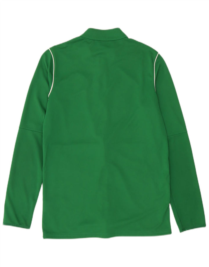 Nike Mens Dri Fit Tracksuit Top Jaqueta Poliéster Verde Médio