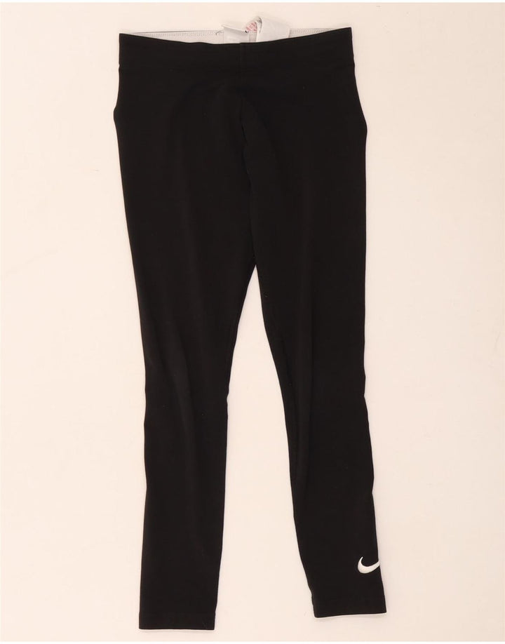 Leggings Nike Meninas 10-11 Anos Médio Algodão Preto