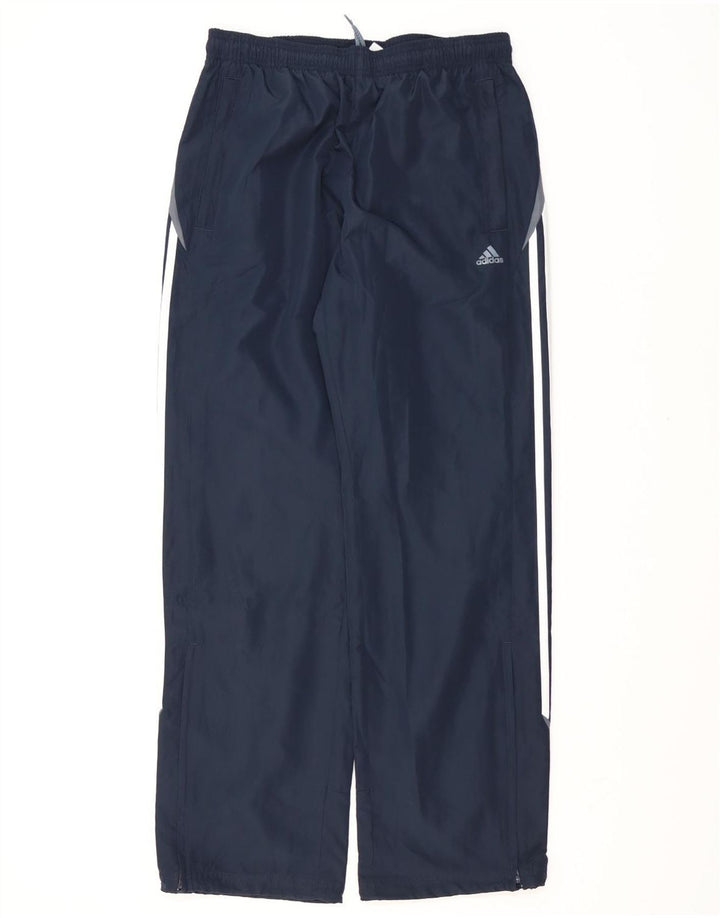 Calça de treino masculina Adidas Climalite médio azul marinho poliéster