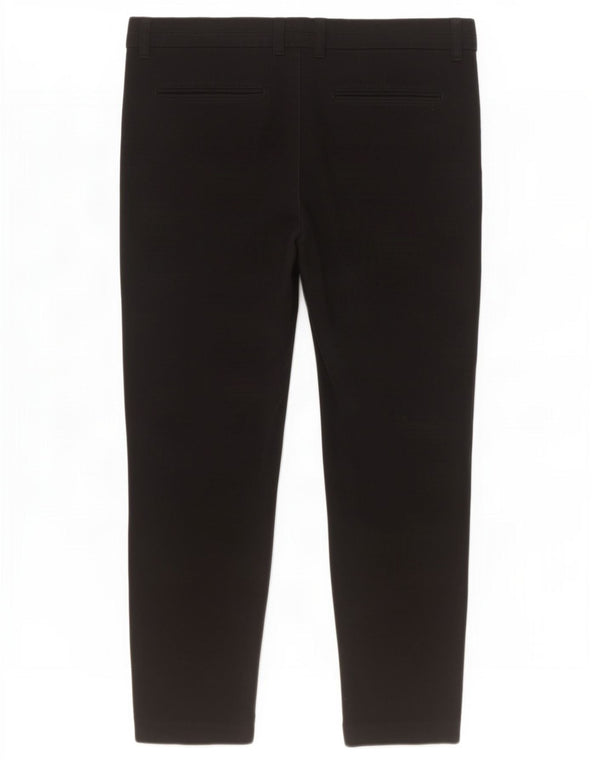 Calça feminina casual slim da Gap Reino Unido 18 XL W36 L28 algodão preto