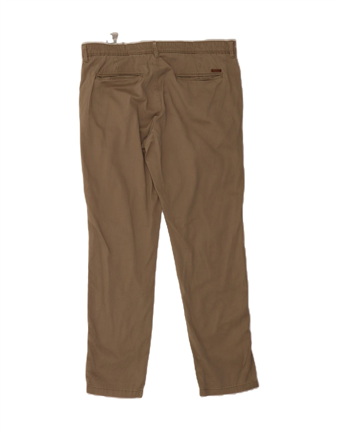 JACK & JONES Mens Slim Chino Trousers W36 L32 Beige Cotton Vintage Jack & Jones and Second-Hand Jack & Jones from Messina Hembry 