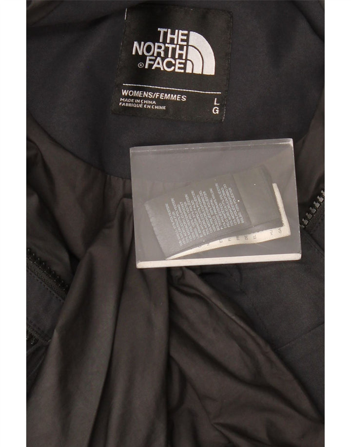 Casaco corta-vento feminino com capuz THE NORTH FACE Reino Unido 16 grande poliéster preto