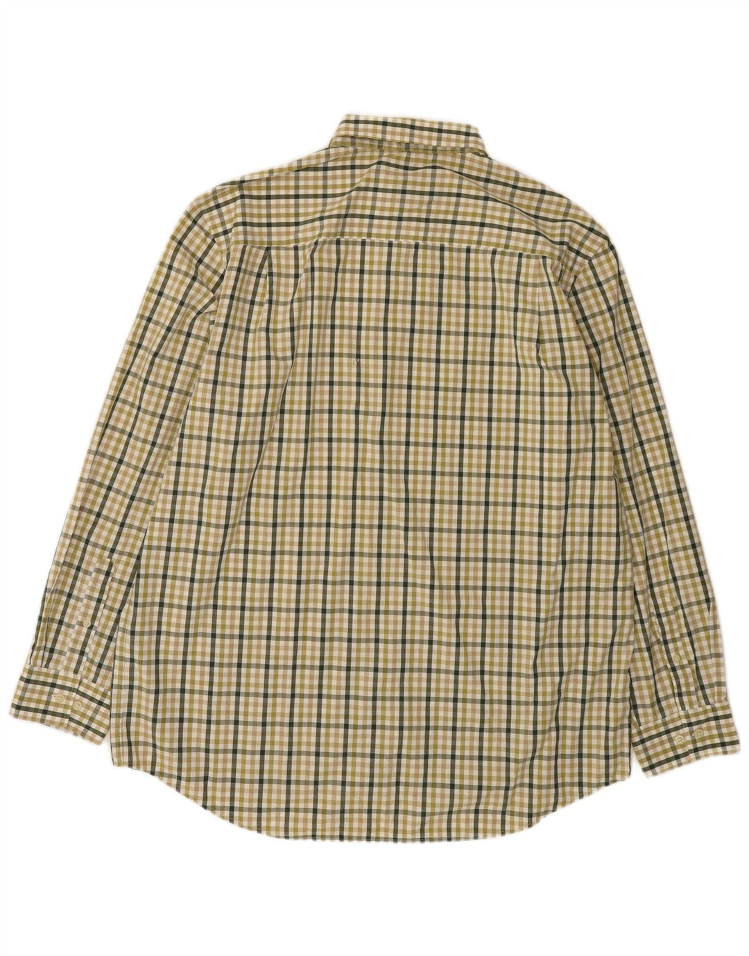 Camisa masculina Timberland XL verde algodão guingão