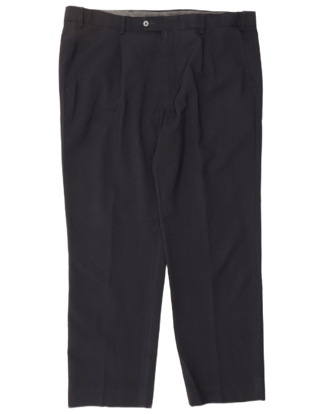 Calça masculina MARKS & SPENCER com ajuste regular W38 L29 azul marinho