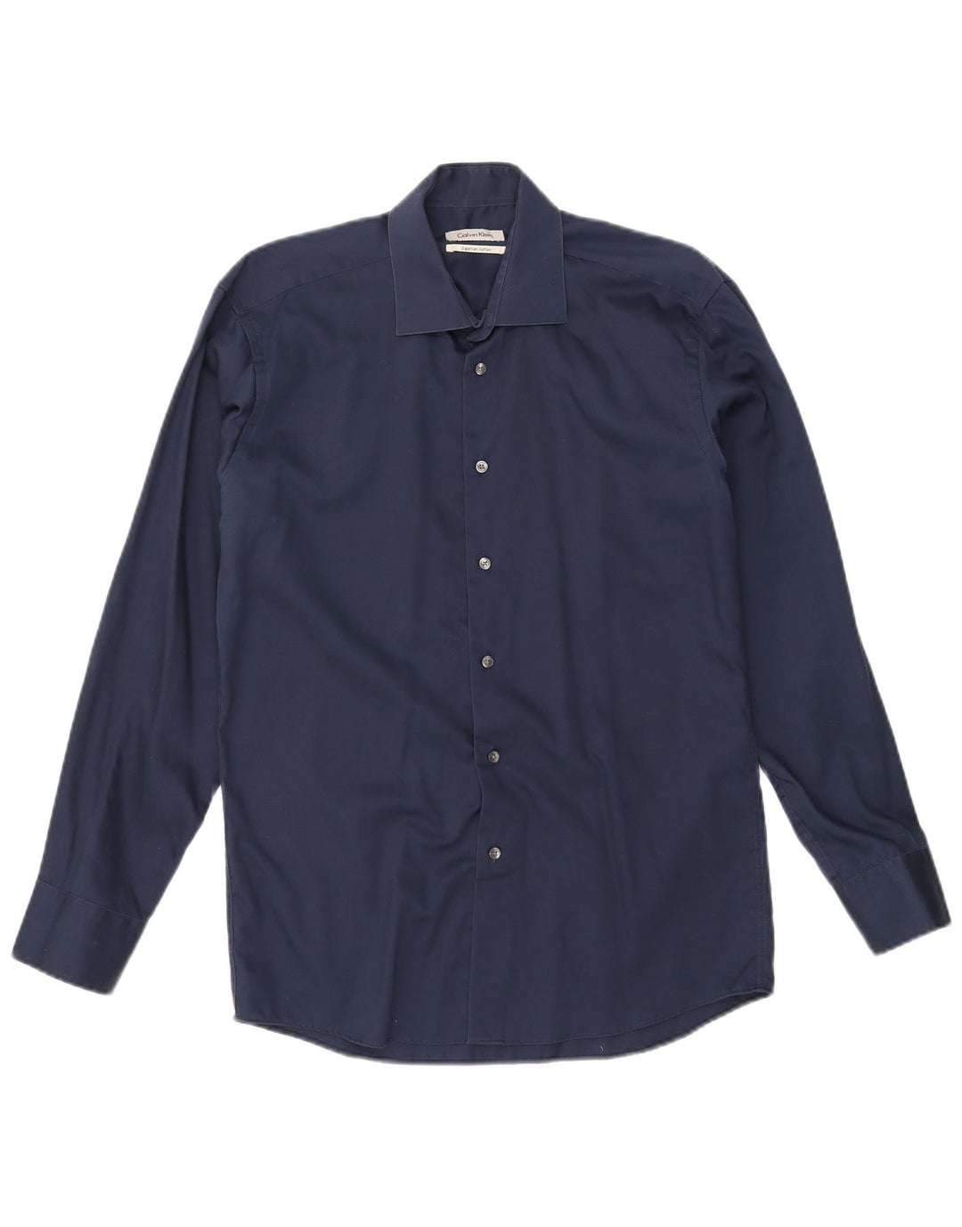 Camisa masculina Calvin Klein tamanho 40 azul marinho médio